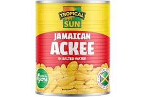 Tropical Sun Jamaican Tinned Ackee 540g (Pack of 6) – Made in Jamaica, Rich in Vitamin C
