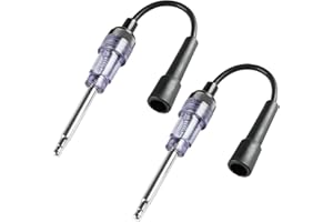 FOGBUSH Spark Plug Tester, 2Pcs Ignition Sparks Testers In-Line Ignition Sparks Testers Ignition Coil Tester Engine Ignitions Diagnostic Detector Tool Spark Plug Tester for Automotive Car Lawnmower