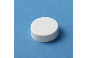 companyblue Cover Cap for Heated Towel Rail Radiator blanking plugs and bleeding valves (White Single)