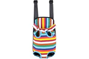 YINGJEE Dog Carrier Legs Out Front Pet Carrier Backpack Adjustable Puppy Cat Small Bag with Shoulder Strap and Sling for Traveling Hiking Camping Outdoor