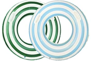 TUTUKYLE Schwimmring Erwachsene Groß- Aufblasbarer Schwimmring Schwimmreifen mit Griffen, Pool Schwimmring für Erwachsene, Sommer Wasser Pool Floating Ring für Schwimmbad Wasser Outdoor Spielzeug Party Zubehör