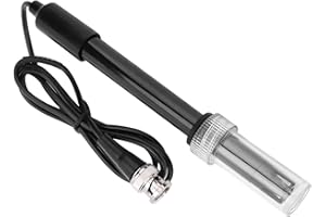 DEROR Électrode PH, 0-14 Sonde PH Détecter l'acquisition Surveillance Fournitures de contrôle industriel professionnelles