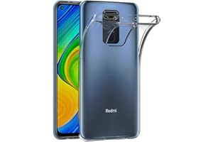 AICEK Funda Compatible Xiaomi Redmi 10X 4G, Transparente Silicona Fundas para Xiaomi Redmi Note 9 Carcasa Silicona Funda Case (6,53 Pulgadas)