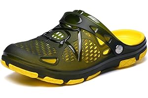 HAFIOT Zuecos para Hombre, Zapatillas de Verano, Antideslizantes, para jardín, Playa, Agua