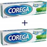 Corega S&uuml;per Protez Yapıştırıcı Krem Naneli 40gr x 2 adet