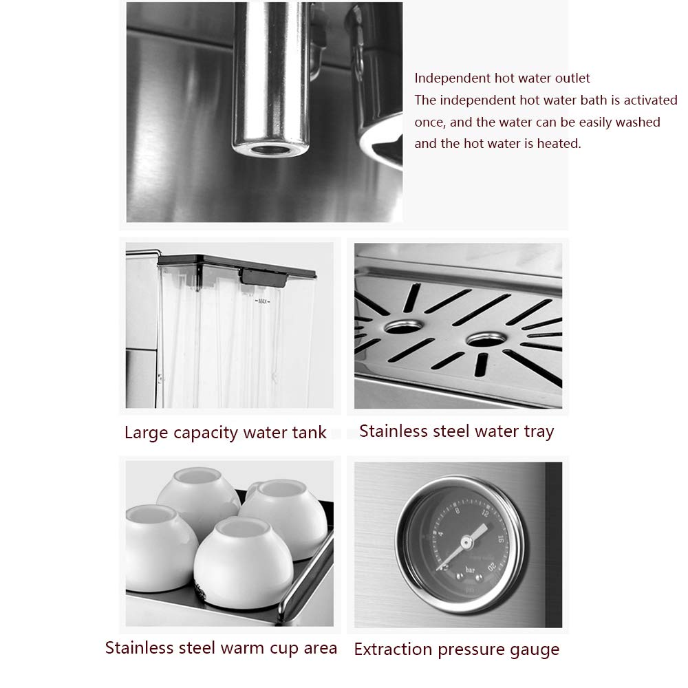 Ledu-Pumpe-Typ-Kaffeemaschine-1500W-15Bar-Edelstahl-3-in-1-Absaugkombination-Absaugkopf-Sieb-Griff-fr-spezielle-Kaffeemaschine