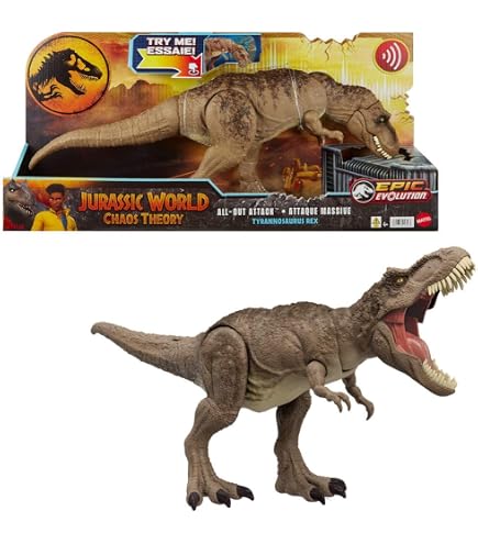 Mattel Jurassic World Ruthless Rampage Allosaurus Dinosaur Toy