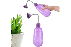 MOVYEE Pulvérisateur d'eau,450ML Arrosoir Plante Intérieur,Pulverisateur a Main,Petit Arrosoir pour Bonsaïs,Plantes Délicates et Fleurs (Rose)