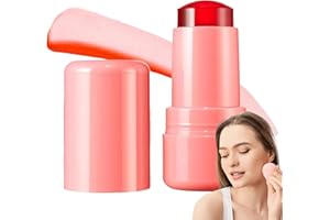 VIRTCOOY Milk Cooling Water Jelly Tint | Milk Jelly Tint,Jelly Blush,Water Jelly Tint Blush,Milk Jelly Blush Stick,Sheer Lip & Cheek Stain,Milk Makeup Water Jelly Tint,1,000+ Swipes Per Stick