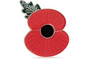 THE ROYAL BRITISH LEGION Official Royal British Legion Ridge Poppy Badge