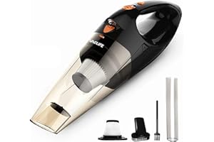 VacLife Aspiradora de Mano, Aspiradora de Coche Sin Cable, Mini Aspiradora Portátil Recargable de Mano Inalámbrica, Aspirador