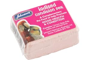 JOHNSON'S VET Johnsons Vet Iodised Condition Peks - Vitamin & Mineral Supplement for Caged Birds - Health Support