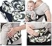 Bebamour Hip Seat Front Baby Carrier Sling Wrapper Breathable Toddler Carrier (Black)