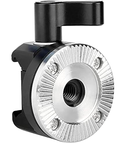 CAMVATE Poignée En Bois Palissandre Avec Adaptateur Rosace M6 - Confort Pour Appareil Photo