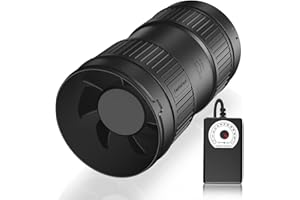 FanGoFast Extractor de Aire 100 mm con Controlador Ajustable, 221m³/h DC Motor En Línea Ventilador Extractor de Conducto para Baño, Booster, tienda de cultivo, Garage, Cucina