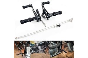 T | TARAZON TARAZON 9cm Comandi Avanzati Poggiapiedi pedane Alluminio forward controls per Honda VT600C VT 600 Shadow VLX 600 1988-2007