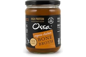 Ossa Chicken Ambient Bone Broth, High-Protein Broth, Preservative-Free Soup & Cooking Essential, Keto & Paleo-Friendly Soup Maker for Gut Health & Digestion, 515 mL