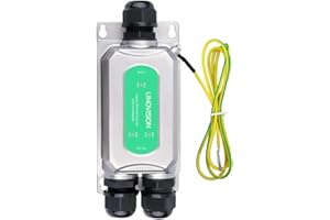 LINOVISION BT90W Extensor PoE para Exteriores, Repetidor Gigabit PoE Ethernet y Divisor en Dos Salidas PoE, para Cámaras IP, Cámara PTZ, Wireless Ap