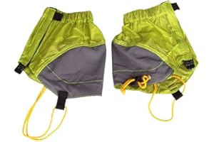 Abaodam Polainas cortas ligeras, impermeables, de tobillo bajo, para senderismo, a prueba de arena, fundas para zapatos para escalada al aire libre, caminar, montaña, correr, color azul