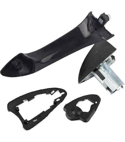 STARKIT PERFORMANCE Poignée De Porte Extérieure Avant Gauche Pour Daewoo Lanos (1997-2007) - Compatible Barillet - Noir