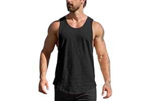 XYKJFIT 1 Or 3 Pack Men's Muscle Gym Workout Stringer Tank Tops Bodybuilding Fitness T-Shirts