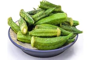 ‎GLORIOUS INHERITING Glorious Inheriting Asiatischer Ursprung gefriergetrocknete Okra in voller Grosse mit Netzbeutel von 500 gramm