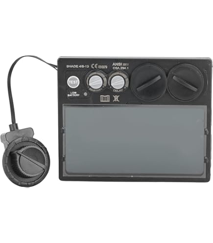 Lentille De Soudage à Assombrissement Automatique Solaire 100 X 50 Mm Sans Batterie 91650540