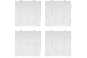 ARTKAL Fuse Bead Pegboard for 2.6mm Iron Bead Board, Large Square Pegboard for Mini Beads, 4pcs