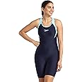 Speedo Women's Endurance Essential Panel Racerback Legsuit Swimwear