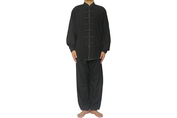 FUYUFU Coton et Lin Tai Chi Vêtements Uniforme Kung Fu Unisexe Vêtements pour Arts Martiaux (Un Set)