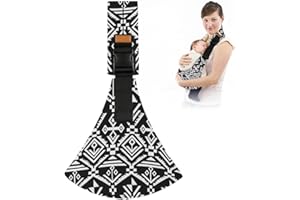 AOOWU Nosidełko dla niemowląt z boku, regulowany, ergonomiczny, nosidełko dla niemowląt do 0-36 miesięcy, dla małych dzieci do 15 kg, pasek do noszenia dla małych dzieci