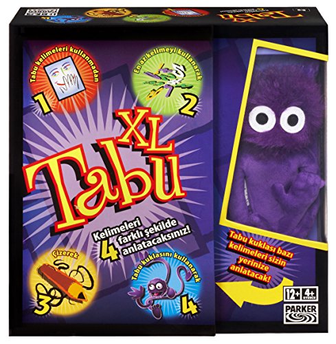 Preisvergleich Produktbild Hasbro Spiele 04199131 - Tabu XXL (türkische Version), Erwachsenenspiel