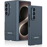 Aksesuarcim Samsung Galaxy Z Fold 8 Ultra ile Uyumlu Kılıfı Kamera Lens Korumalı Standlı Mat Renkli İnce Kapak Kıpta Stand Ye