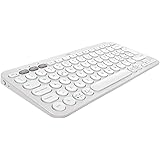 Logitech Pebble Keys 2 K380s, tastiera wireless Bluetooth multidispositivo con tasti di scelta rapida personalizzabili, Easy-