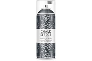 CL COSMOS LAC Kreidefarbe Spray Chalk Effect - hochwertige chalky Kreidesprühfarbe Farbspray - Spray Paint Farbe (Shadow Grey)