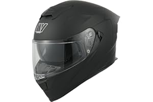 MY Motorrad Integralhelm Vollvisierhelm Mopedhelm mit Sonnenblende für Damen Herren,ECE 22.06 Genehmigung,Modell MY-936