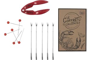 WEB2O Coffret CRUSTACES Pince, Pique et Fourchette X6