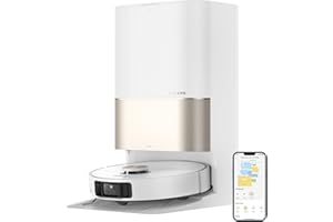 dreame X40 Ultra Complete Robot Vacuum Cleaner, 12000 Pa Robotic Vacuum with Removable and Lift Mop, Extensive Cleaning with Side Brushes, MopExtend technology, Self-Cleaning Mop in 70° Hot Water