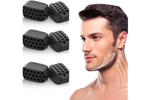 ‎PLABBDPL PLABBDPL Jaw Trainer, 6 Stück Jawline Exerciser und Kiefer Training, Kiefer Exerciser, Jawline Trainer Kiefer Exerciser Doppelkinn Trainers für Übungen Gesichtsmuskeln Männer Frauen, A