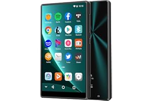 ZAQE MP3 Player with Bluetooth and Wifi, 4.7" MP4 player with Spotify, Pandora, Audible, Amazon Music, Google Play, HiFi Sound MP3 & Digital Audio Players with Speaker, FM Radio, E-Book, Support APPs