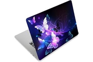 TOLULU Vinilo adhesivo para ordenador portátil de 12; 13; 13,3; 14; 15; 15,4 y 15,6 pulgadas, funda protector artístico (2 reposamuñecas gratis incluidos), decorativo, impermeable desechable, diseño