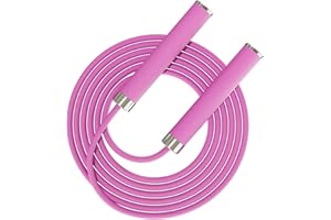 Mogold Cordes à sauter pour enfants, femmes et hommes - Corde à sauter réglable de 3 m de long pour débutants - Design à double roulement à billes avec poignées en silicone souple et cordon en PVC de