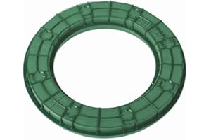 ‎MOSY Steckmasse-Kranz m. Gitter + Kerzenhalter, 35 cm Durchm, Ring, Blumen-Gestecke, Frischblumen, Steckschaum, Steckmoos, rund