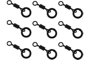 LT Easiyl Lot de 50 émerillons à Micro-Anneaux pour Pêche à La Carpe 20# pour Pêche en Réservoir