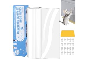 Lovcoyo Kratzschutz Katze Tape, 20CM*5M Anti Kratz Folie für Katzen, Kratzschutz Sofa Katze Pad, Katze Kratzschutzfolie Kratzfesten Schutzfolie für Sofa Wand Tür und Möbel, 20 Schrauben