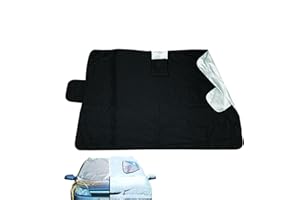 ZHUMCCY All Weather Windshield Cover, Windshield Snow Cover, Car Windscreen Sun Shade Car Windscreen Frost Cover, Windscreen Frost Protector For SUVs
