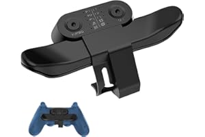 FADRUN Paddles para Control PS4，Palancas Mando para PS4 Accesorio Botones Traseros para Controlador Playstation 4 Gamepad, Botón Extendidos para PS4, Palas de ControlFunción TURBO/10 Mapeo/Plug and Play