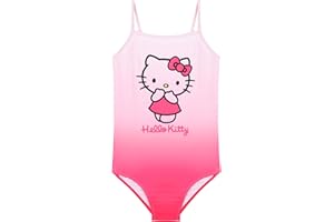 Hello Kitty Bañador Niña Natacion Bañador Adolescente Chica Traje de Baño y Playa Bañadores Piscina Niña Cómodo y Elástico Regalo para Niños