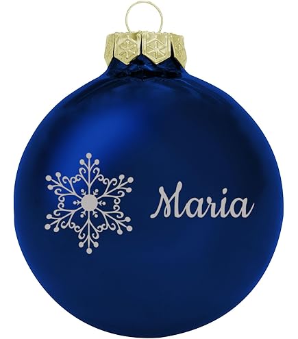 Wee Blue Coo Weihnachtskarte 'Frohe Weihnachten' – Mit Roten Christbaumkugeln, 17,5x12,5 Cm