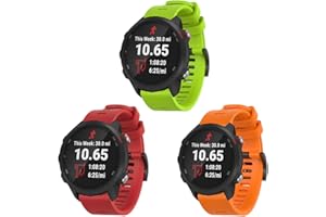Songsier Forerunner 245 20 mm uniwersalny zapasowy pasek do zegarka sportowego, Vivoactive 3/Forerunner 645/158/Vivomove HR/Galaxy Watch Active 2/Huawei GT 42 mm i więcej